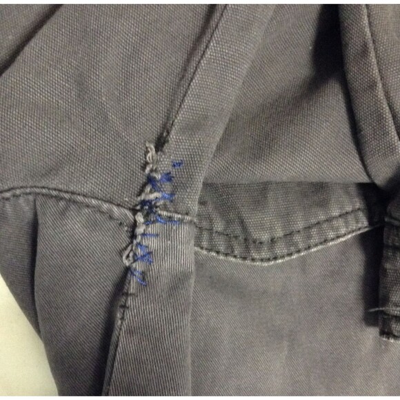 Vtg Aeropostale Jacket S/P Gray Cargo Hooded Zip Utility Bella Swan Preppy Y2K - Picture 7 of 9